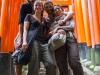 Bicou, Nico, Chris et Manou à Kyoto
