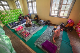 Chambre au monastère - Nyang Shwe - Birmanie