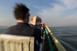 A bord du bateau sur le lac Inlé - Birmanie
