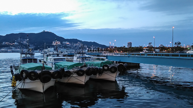 Port de Nagasaki, Japon