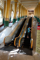 shwedagon - escalators